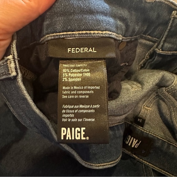 Paige Federal Jeans sz 34 - Picture 9 of 9